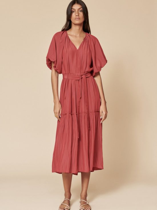 Layer'd | Rymd Dress in Crimson