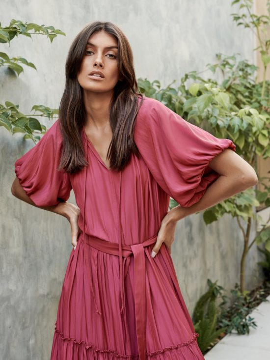 Layer'd | Rymd Dress in Crimson