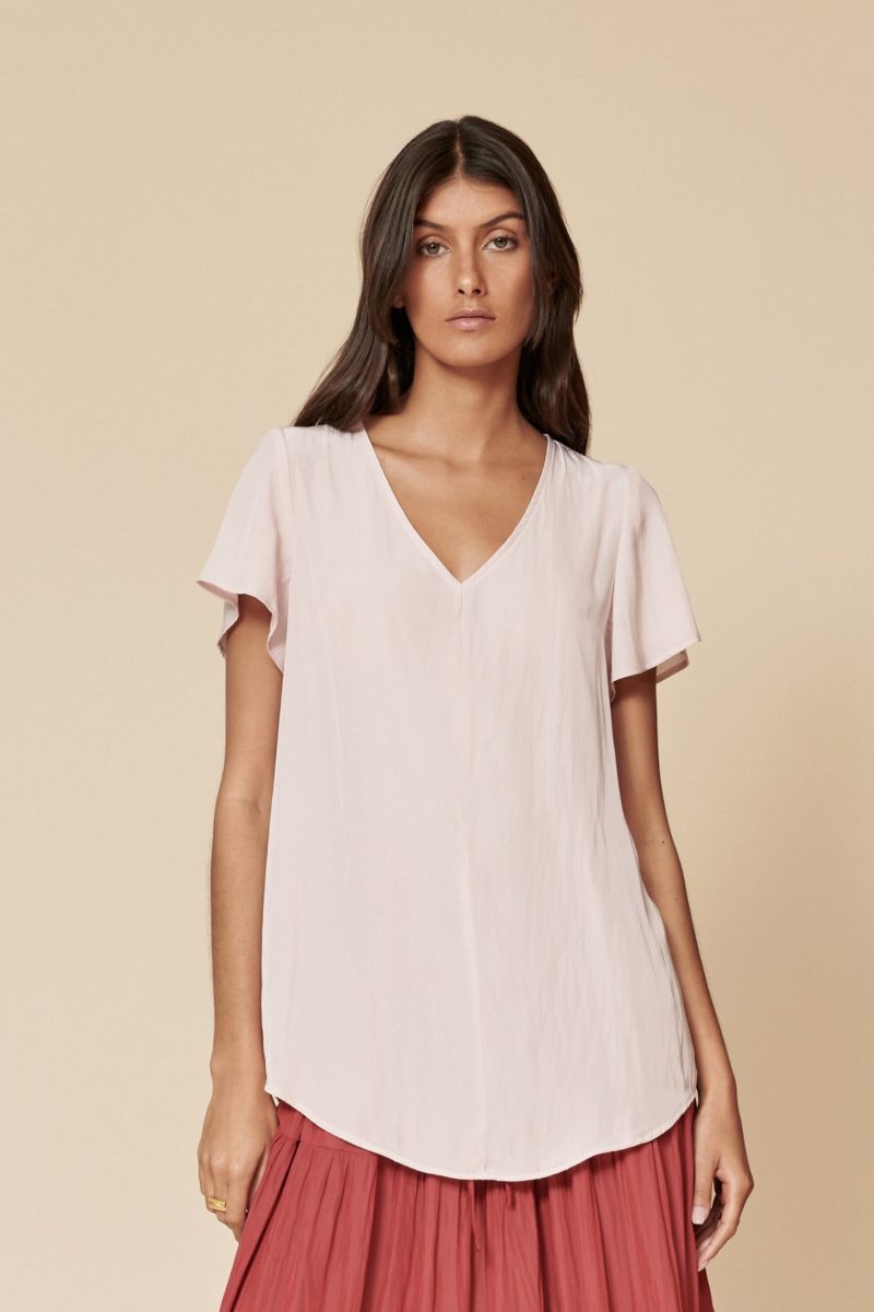 Layer'd | Tjana Tee in Soft Rose