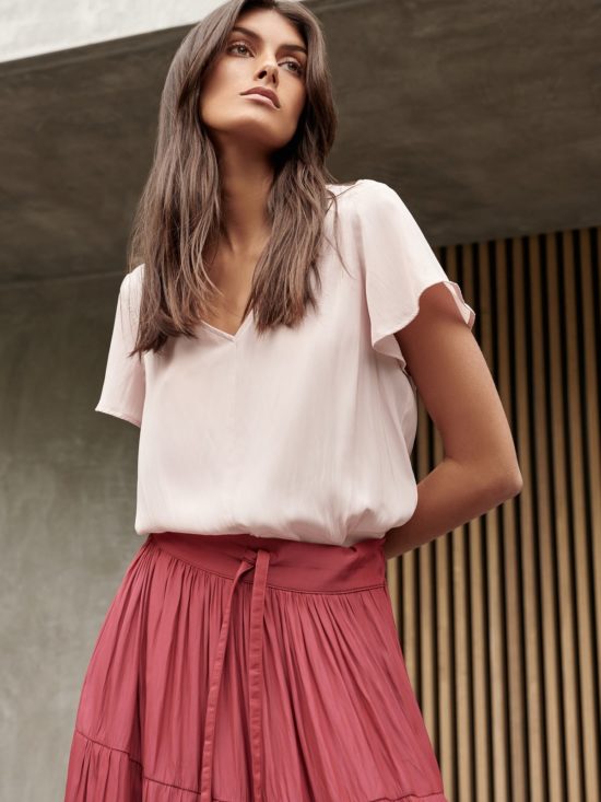 Layer'd | Tjana Tee in Soft Rose