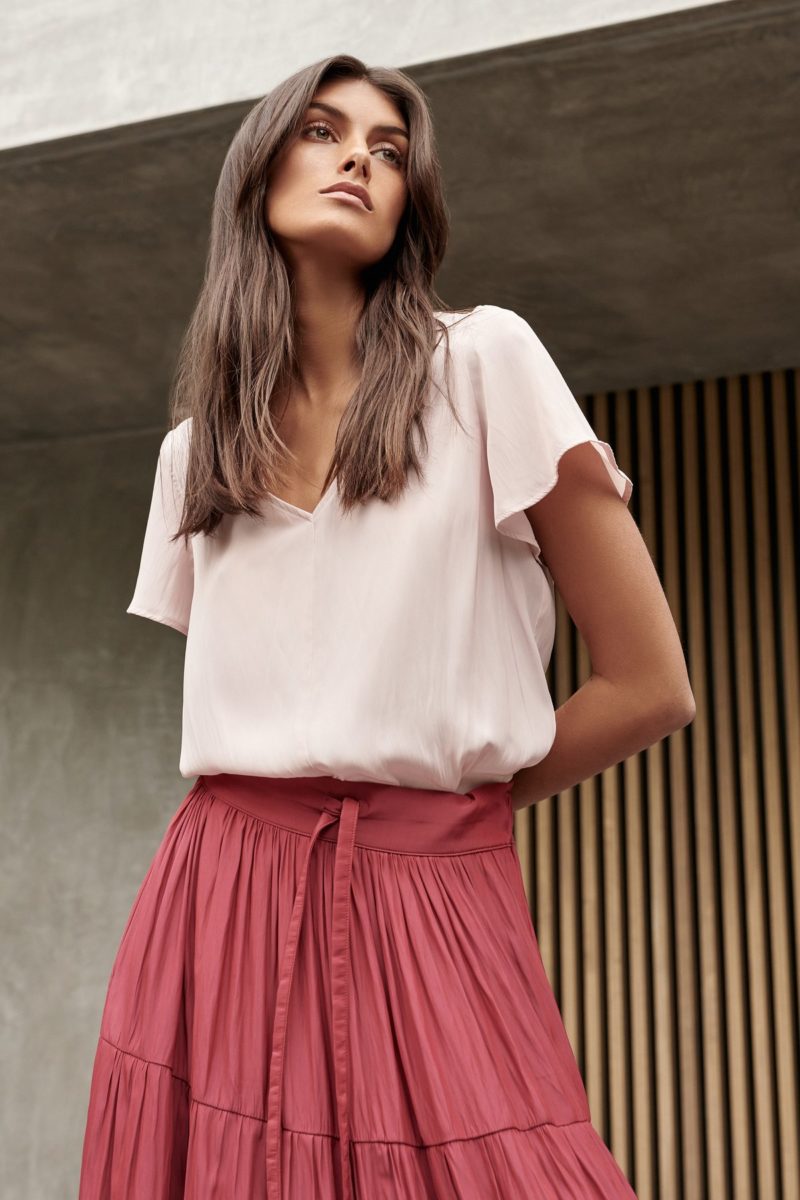 Layer'd | Tjana Tee in Soft Rose