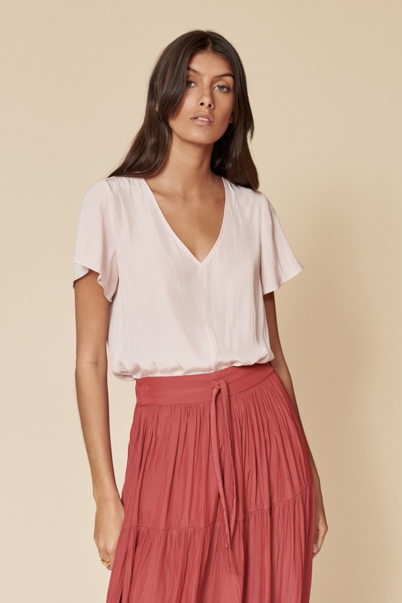 Layer'd | Tjana Tee in Soft Rose