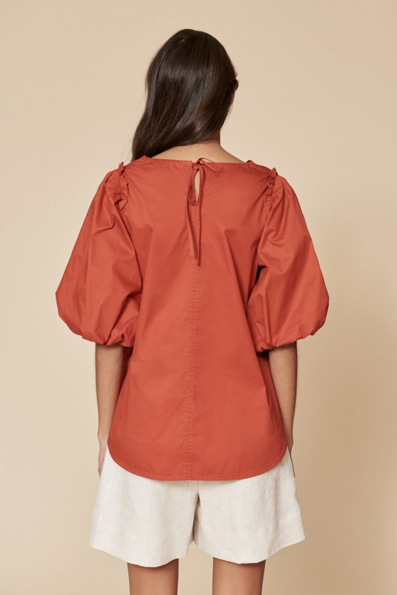 Layer'd | Iver Top in Red Ochre