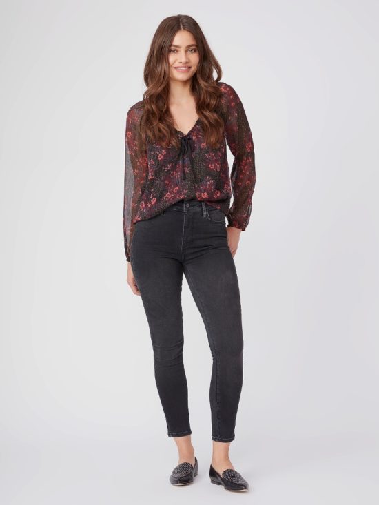 Paige | Alexius Blouse in Black Multi