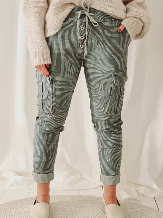 Bypias | Street Life Joggerit in Zebra Olive