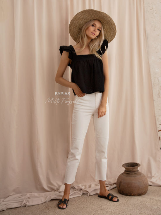 Bypias | Ellen Cotton Top in Black