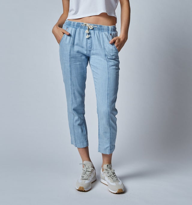 Dricoper Lounger Linen Denim Jeans