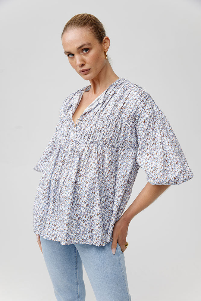 Parker Top in Summer Ditsy