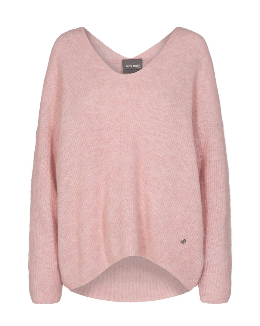 Mos Mosh Thora V Neck Knit Burnished 