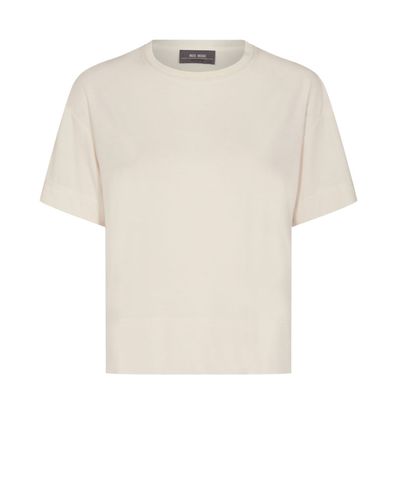 Mos Mosh Ripley O-SS Tee Ecru - Image 3