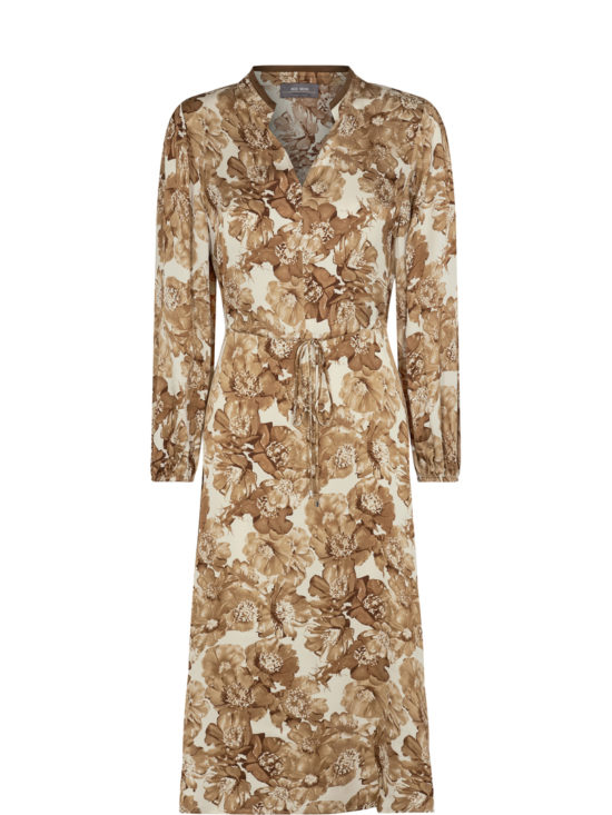 Mos Mosh Valley Poppy Dress Woodsmoke