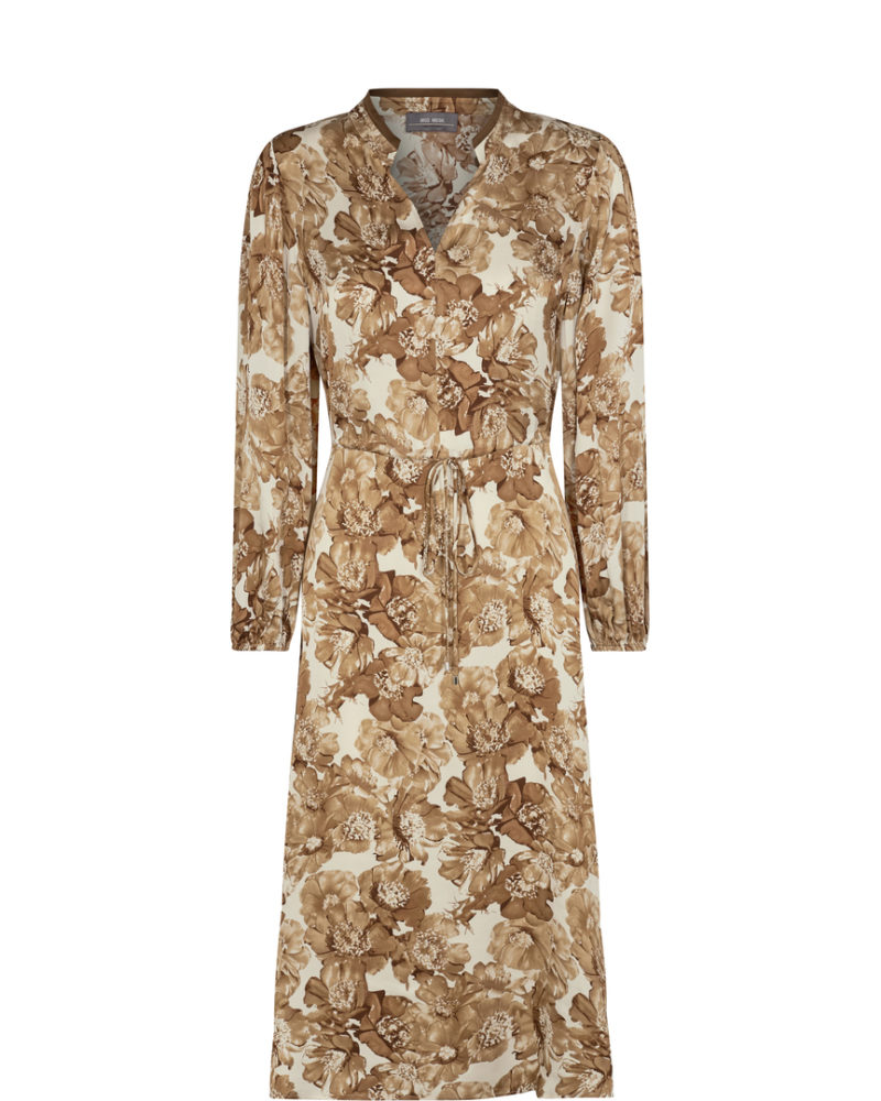 Mos Mosh Valley Poppy Dress Woodsmoke