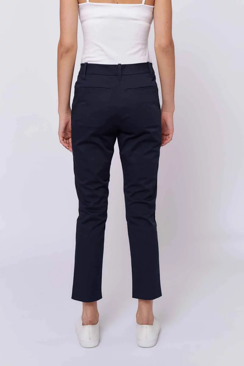 alessandra pants cappuccino cotton pant in navy 30561084637238