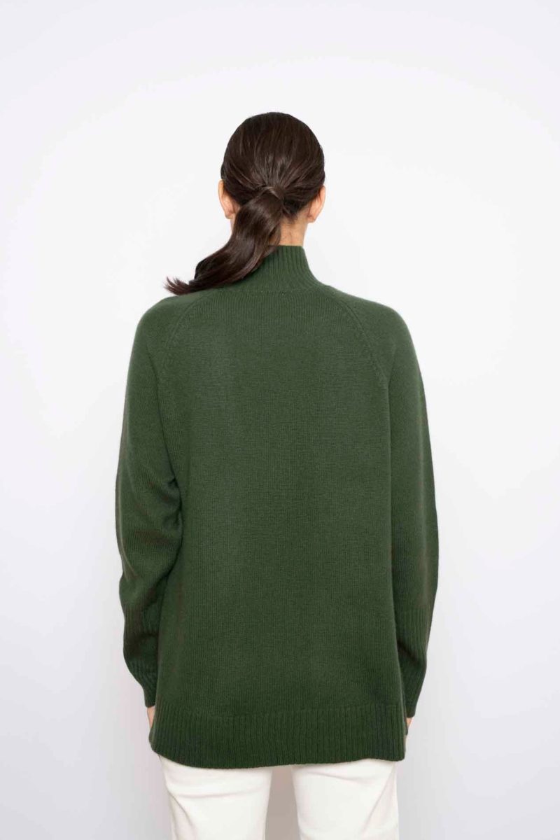 fifi polo cashmere sweater in bush 30651489288246