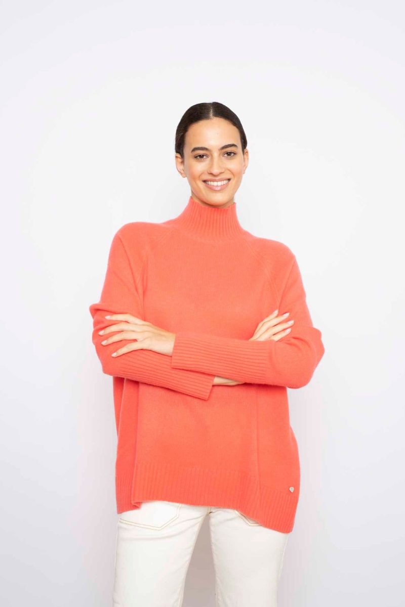 Alessandra Fifi Cashmere Polo Sweater