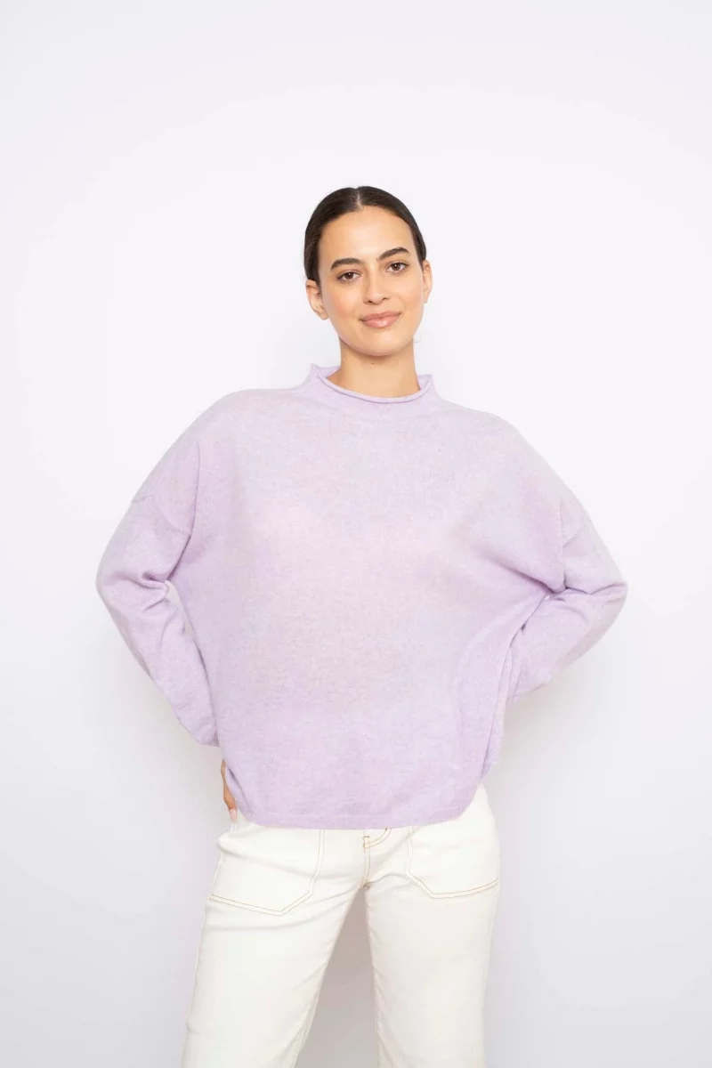 monet cashmere sweater in lavender 30651840102454