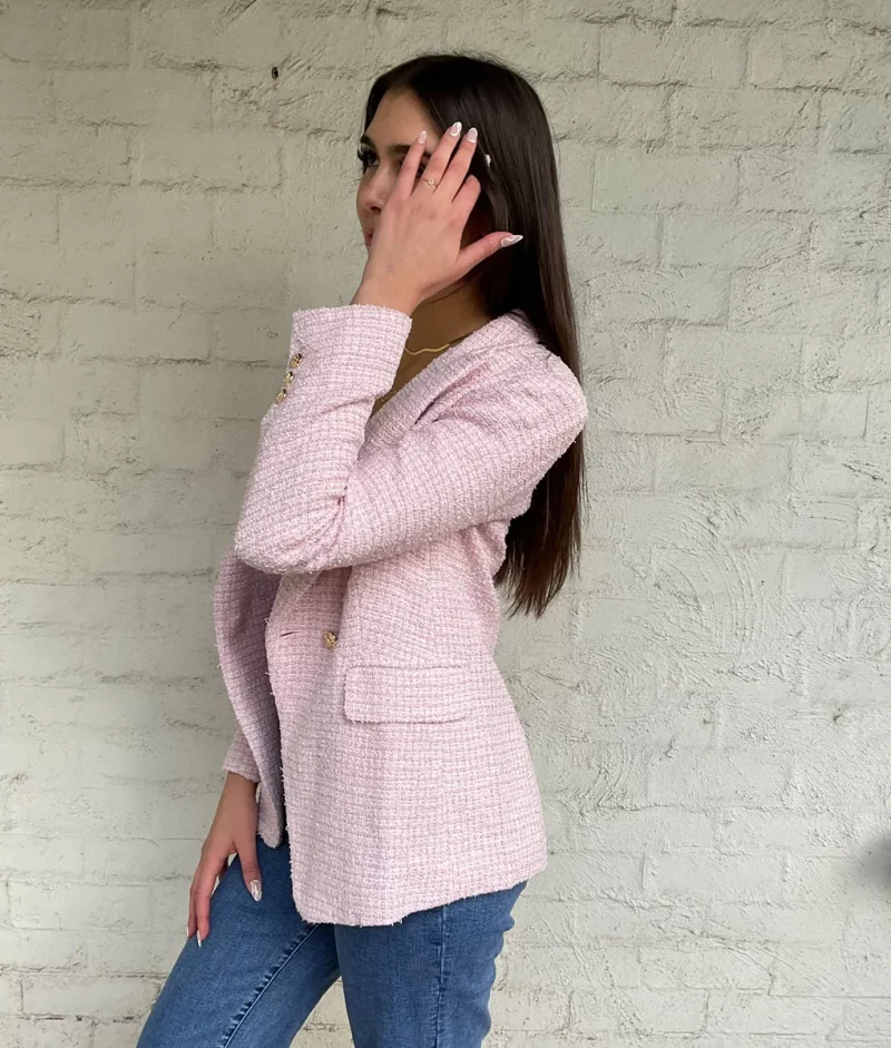 Sophie Moran Pink Tweed Blazer
