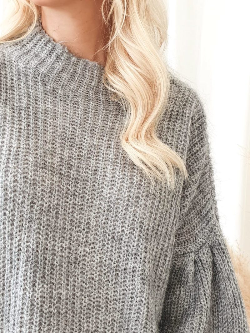 ebony knit grey