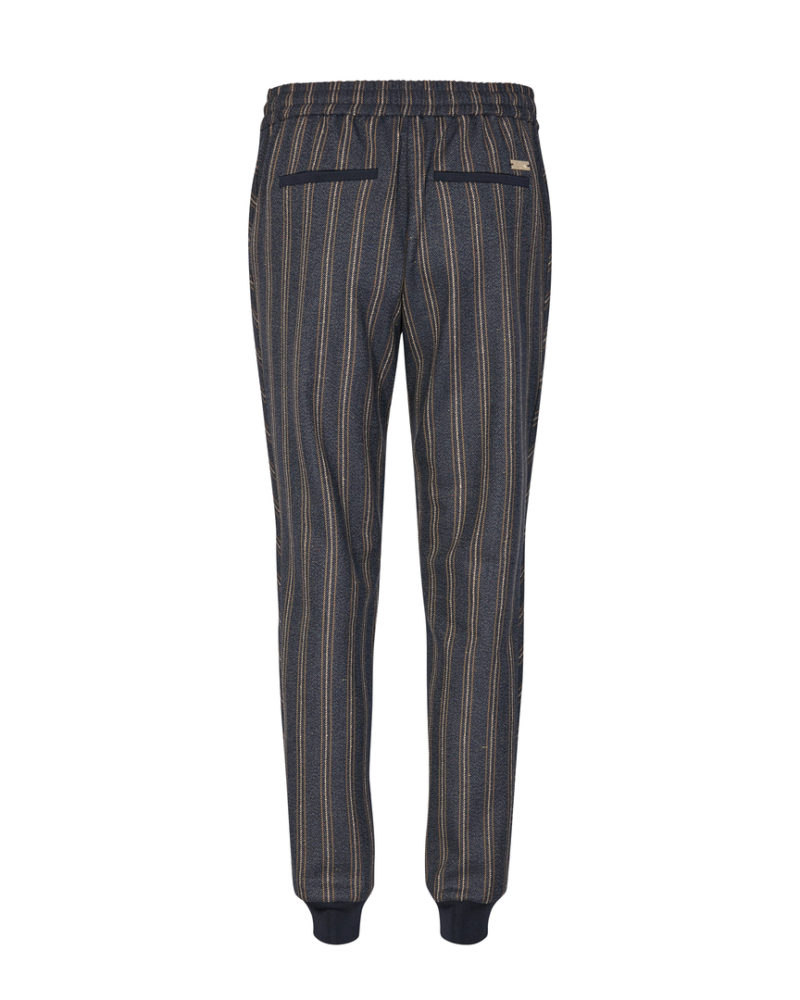 SS22 142621 468 2.Lucie Montez Stripe Pant Ankle Salute Navy