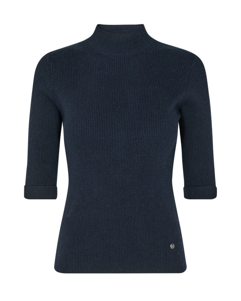 SS22 142920 468 1.Trudy Turtle Neck Knit Salute Navy