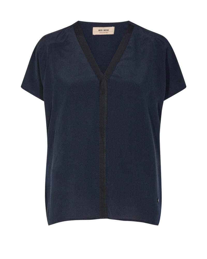 Mos Mosh Ariana Ribbon Silk Blouse