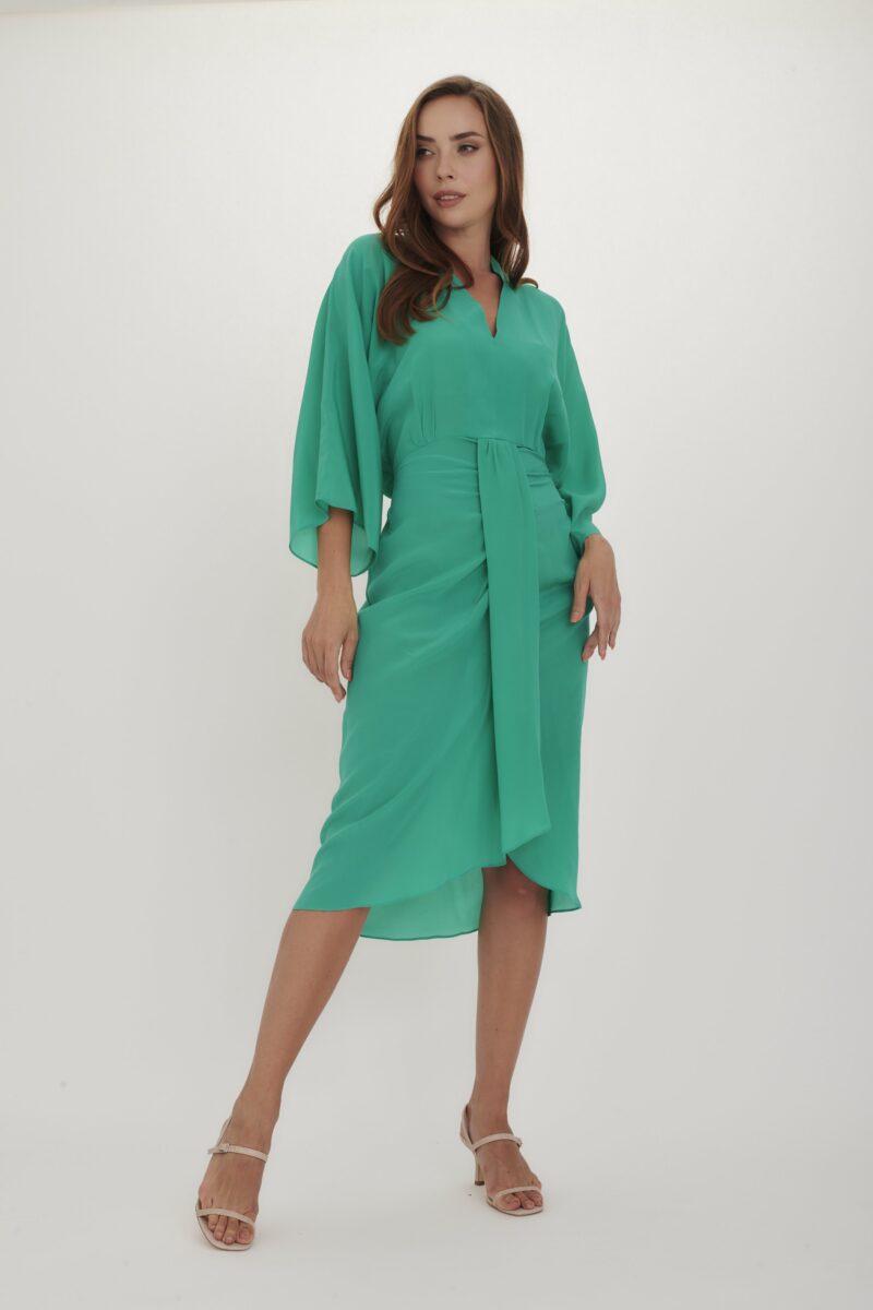 Kamare Caris Silk Dress Jungle - Image 3