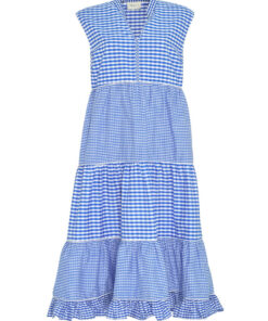 Gingham-Style-Midi-Dress