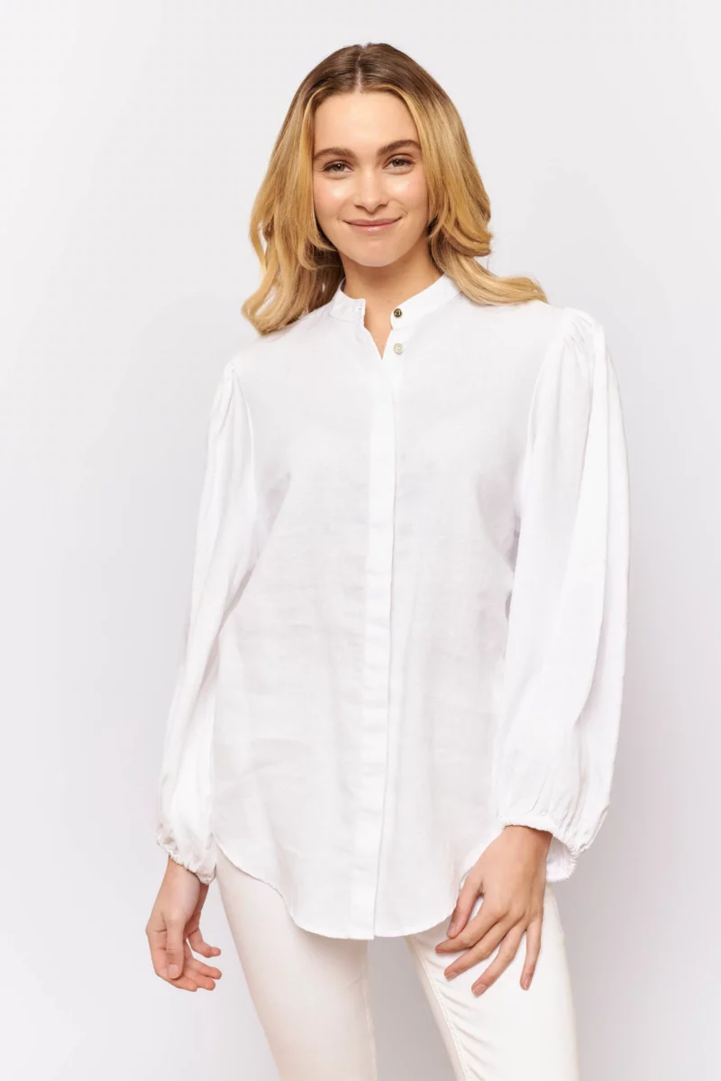 alessandra shirts charade shirt in white linen 31108639522870 scaled