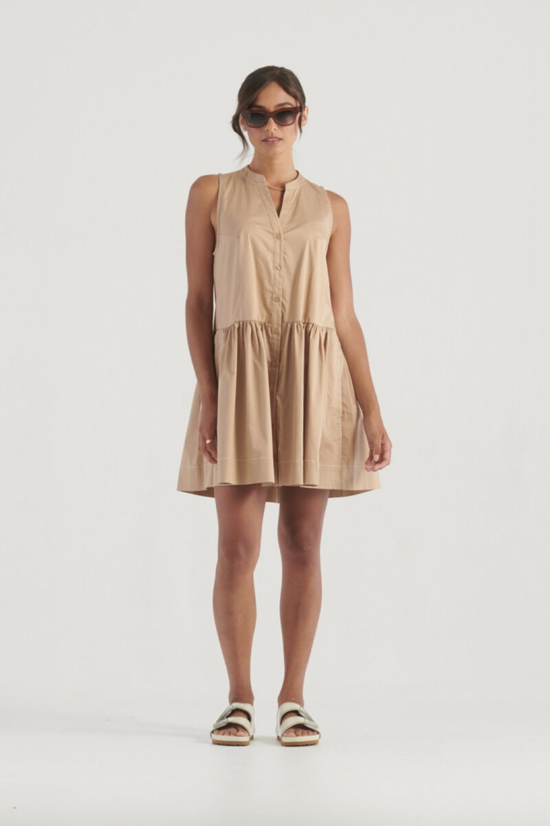 Elka Collective Emilia Dress Camel