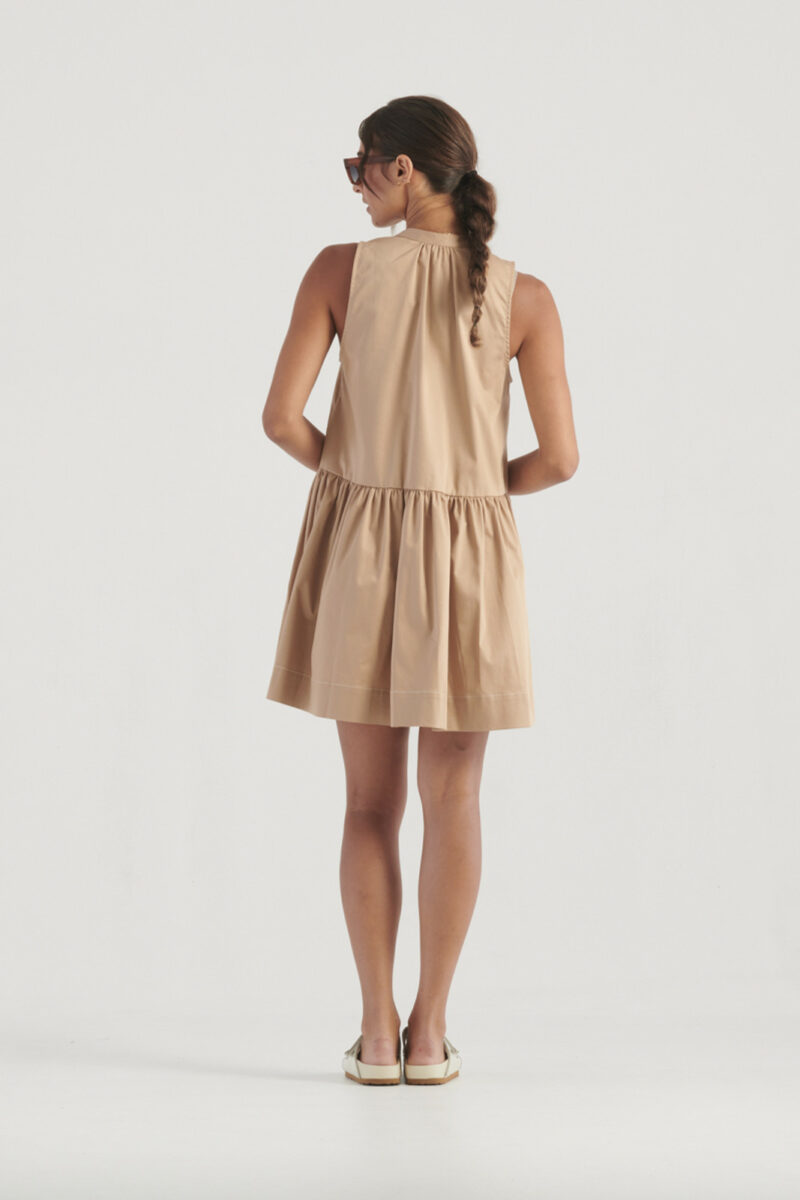 Elka Collective Emilia Dress Camel - Image 3