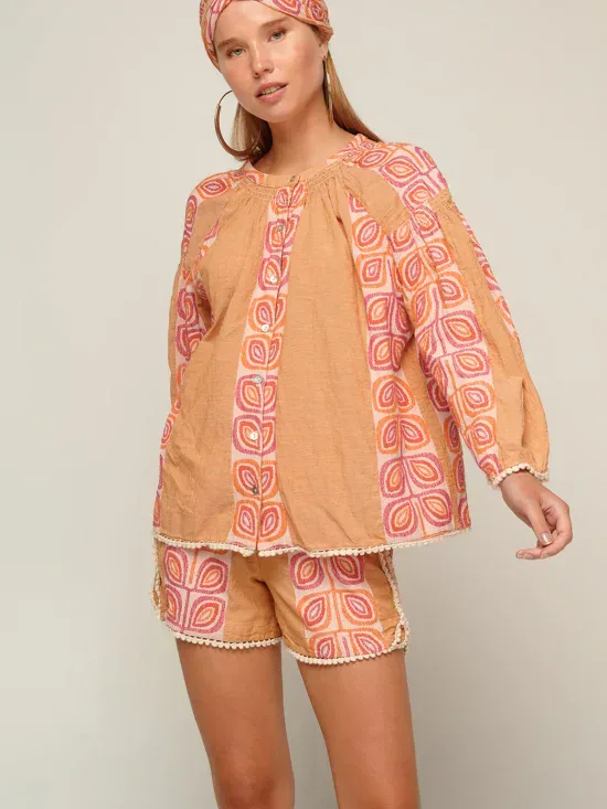 Zakar Blouse Caramel