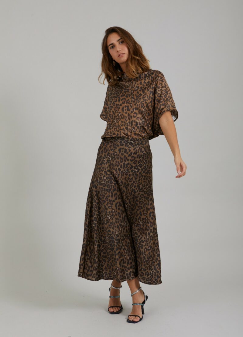 Coster Leo Print Top & Skirt