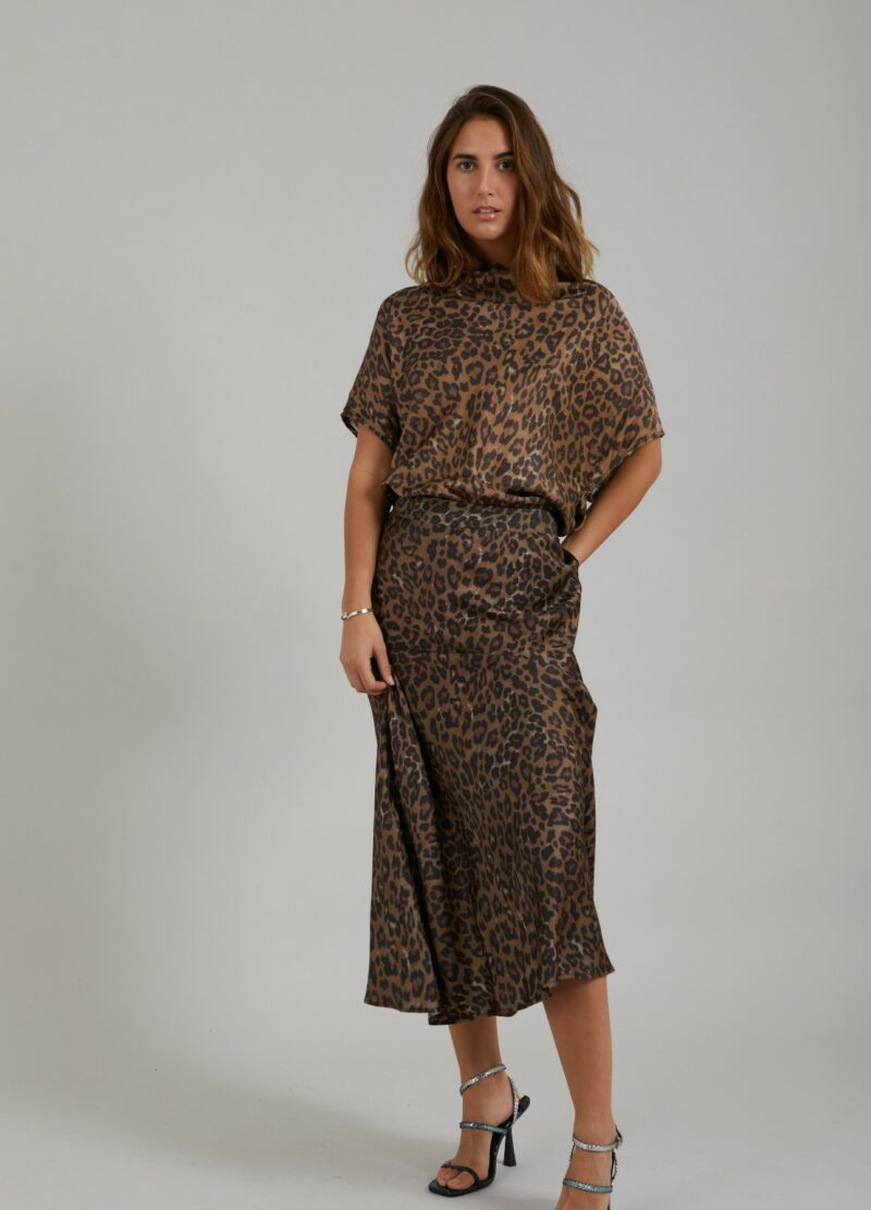 Coster Leo Print Top & Skirt