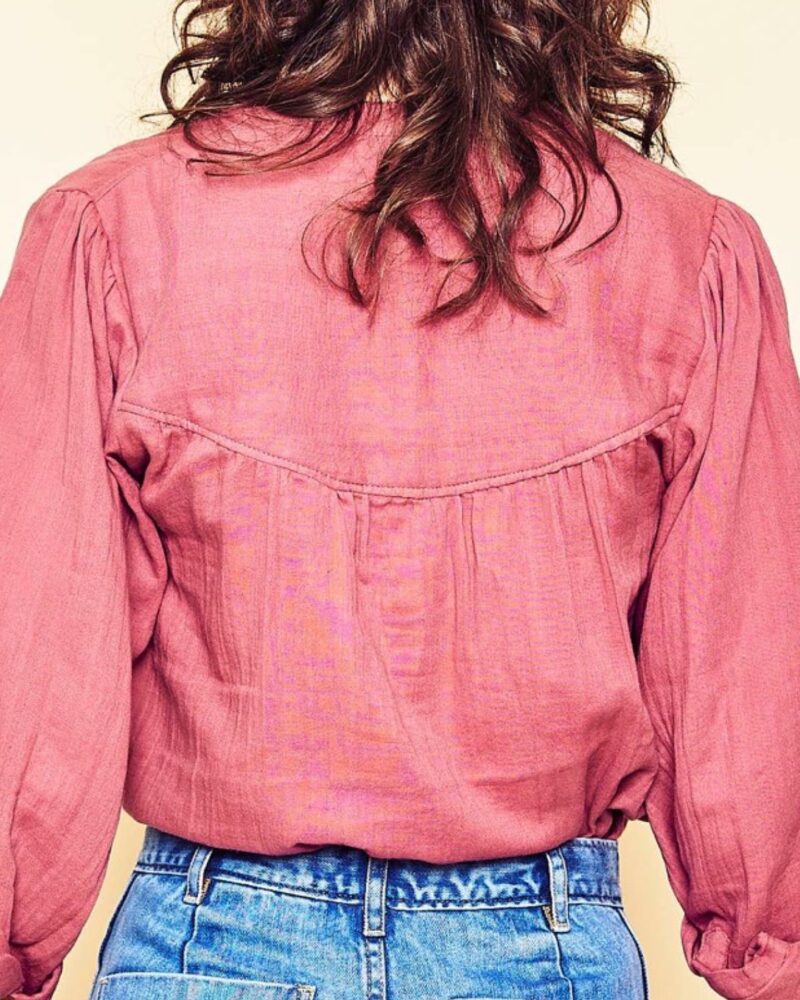 Marie Louise De Monterey Amelie Blouse W/Pockets - Image 5