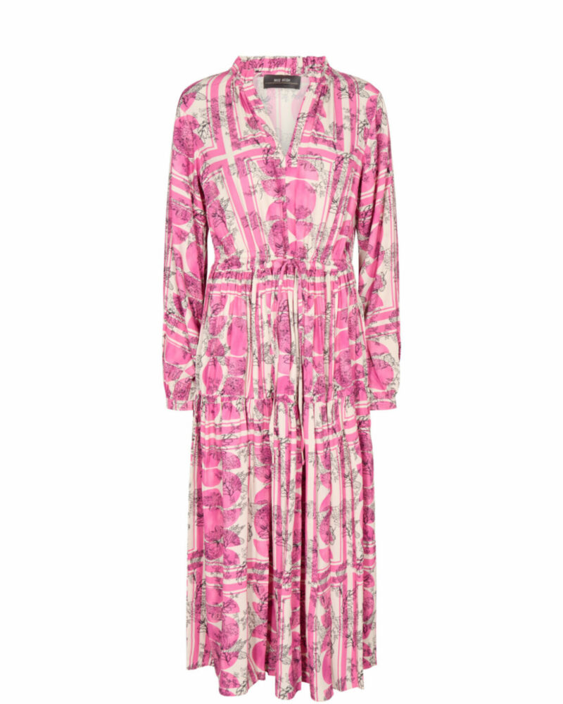 Sabri LS Bubble Dress Wild Orchid