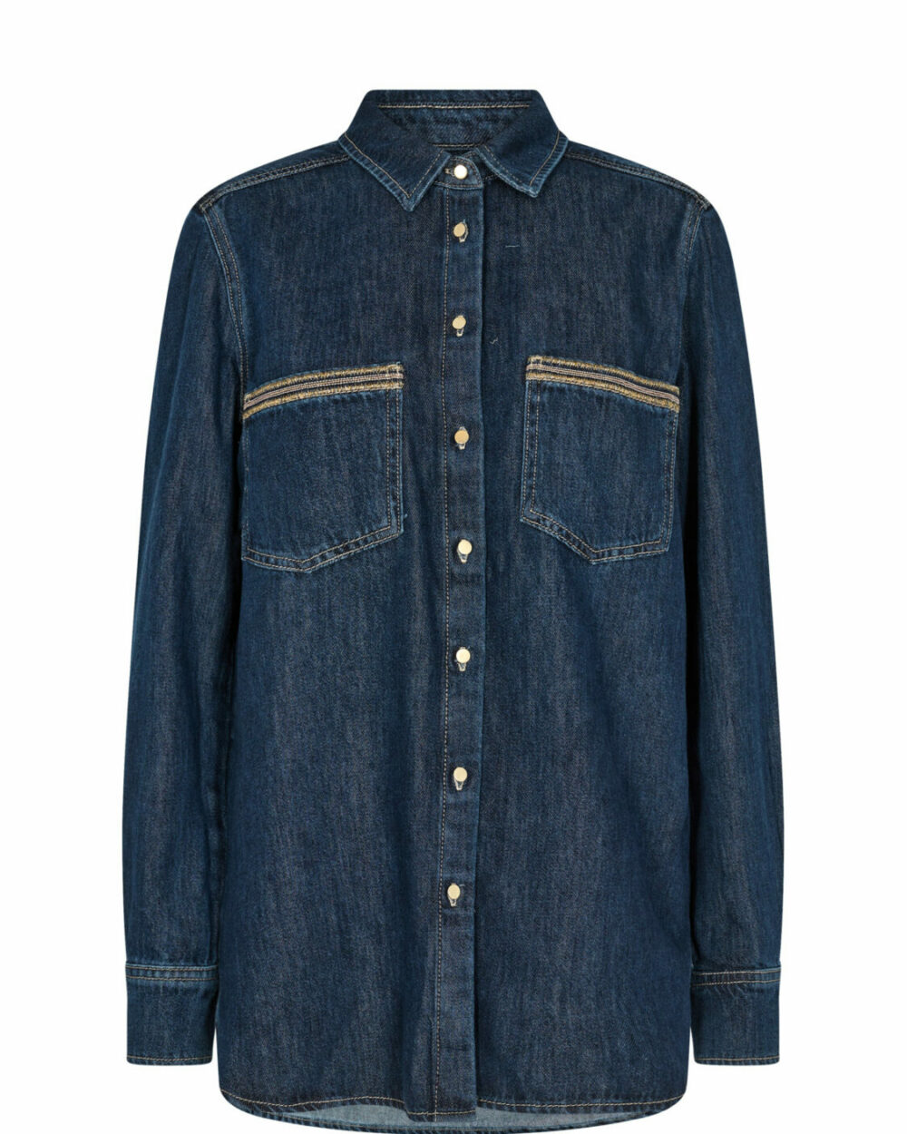 Mos Mosh Jenner Flash Denim Shirt - Thyme Clothing