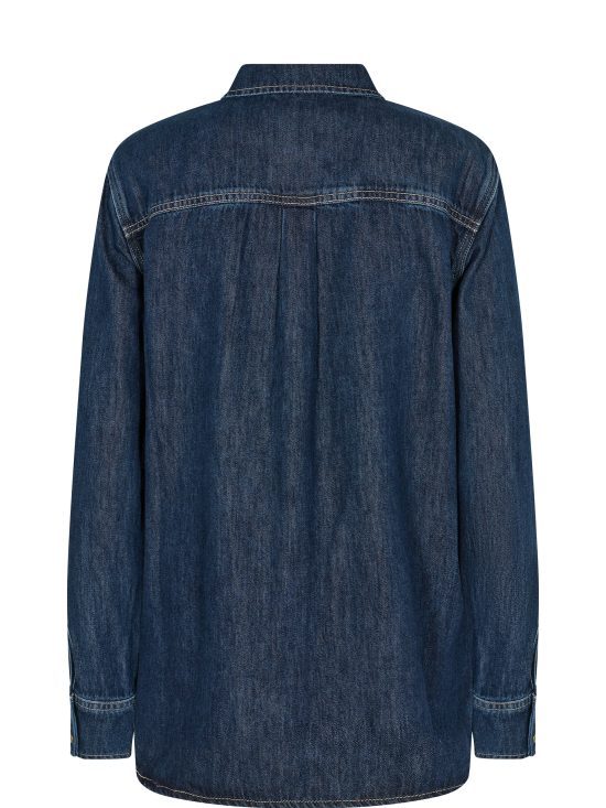 Jenner Flash Denim Shirt Dark Blue