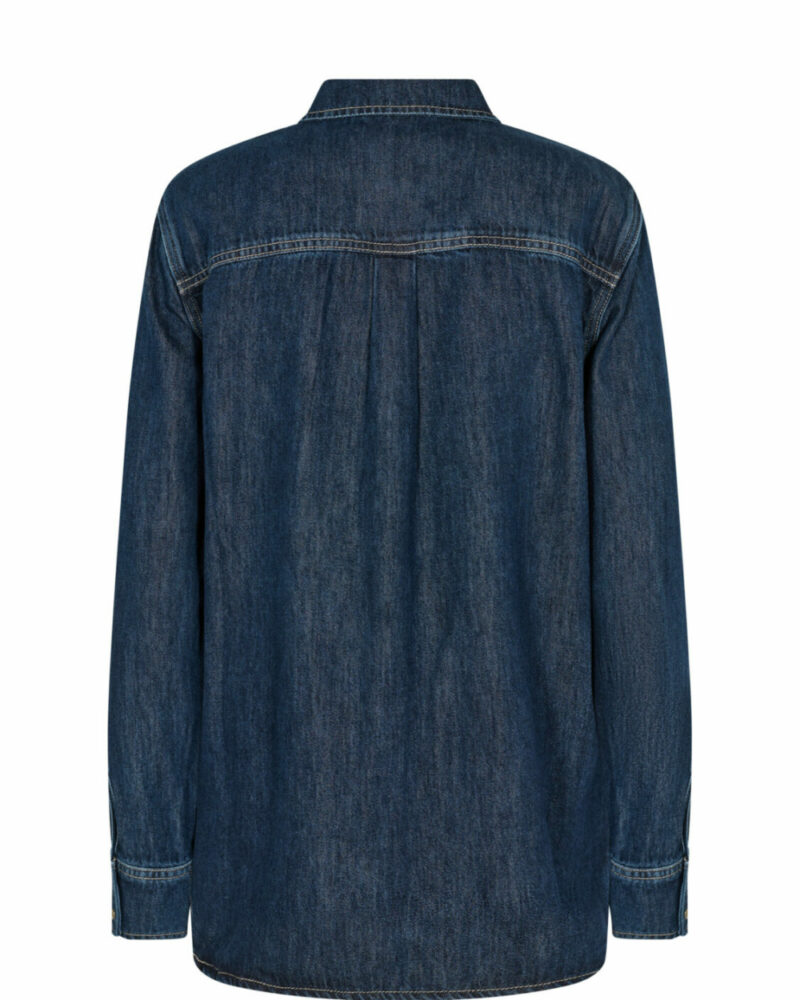 Jenner Flash Denim Shirt Dark Blue