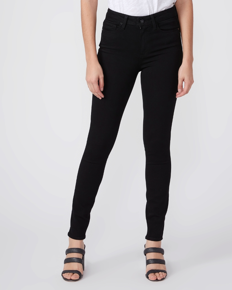 Paige Denim Hoxton Ankle Black Shadow - Thyme Clothing