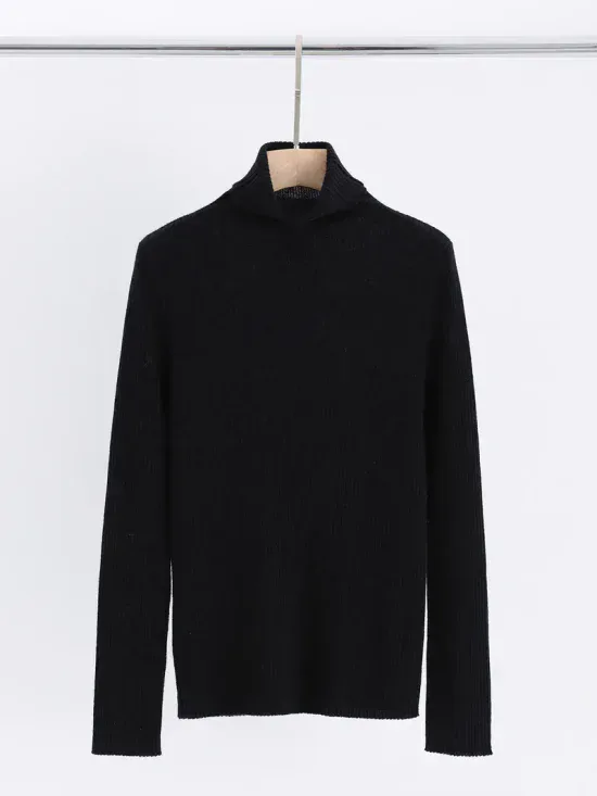 Aleger Cashmere Blend Rib Polo N.32
