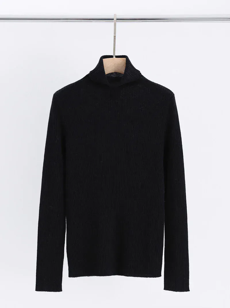 Aleger Cashmere Blend Rib Polo N.32
