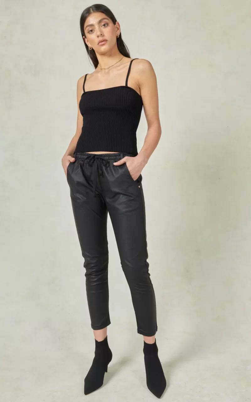 Dricoper Active Black Coated Denim Jeans