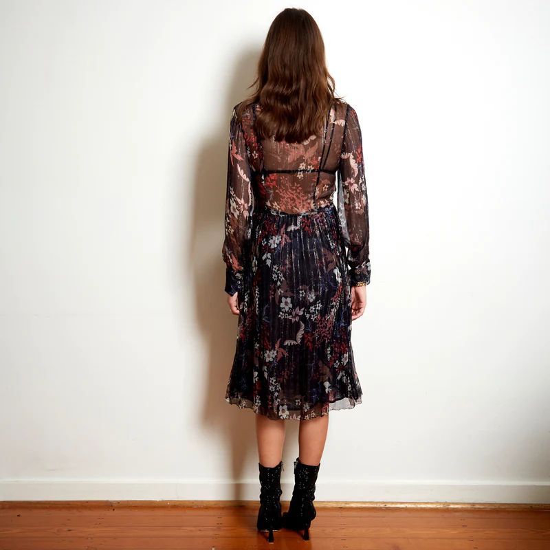 Marie Louise de Monterey Batik Floral Dress