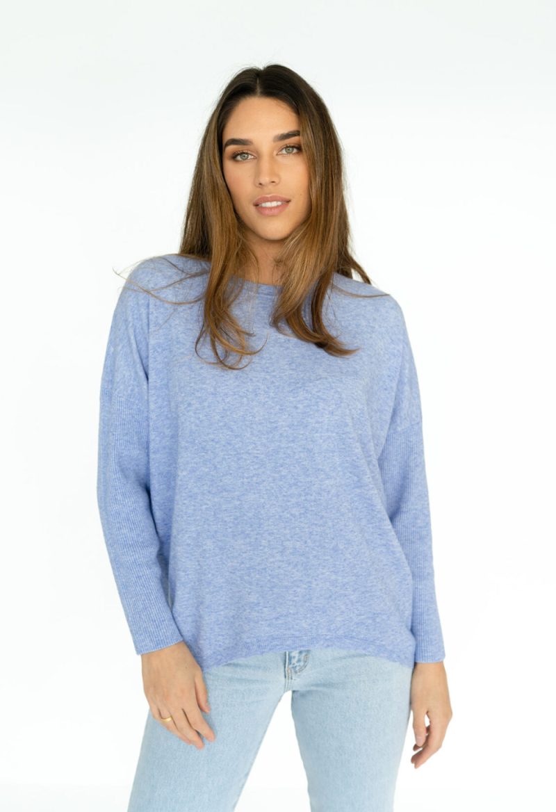 LUNA TOP - SKY BLUE
