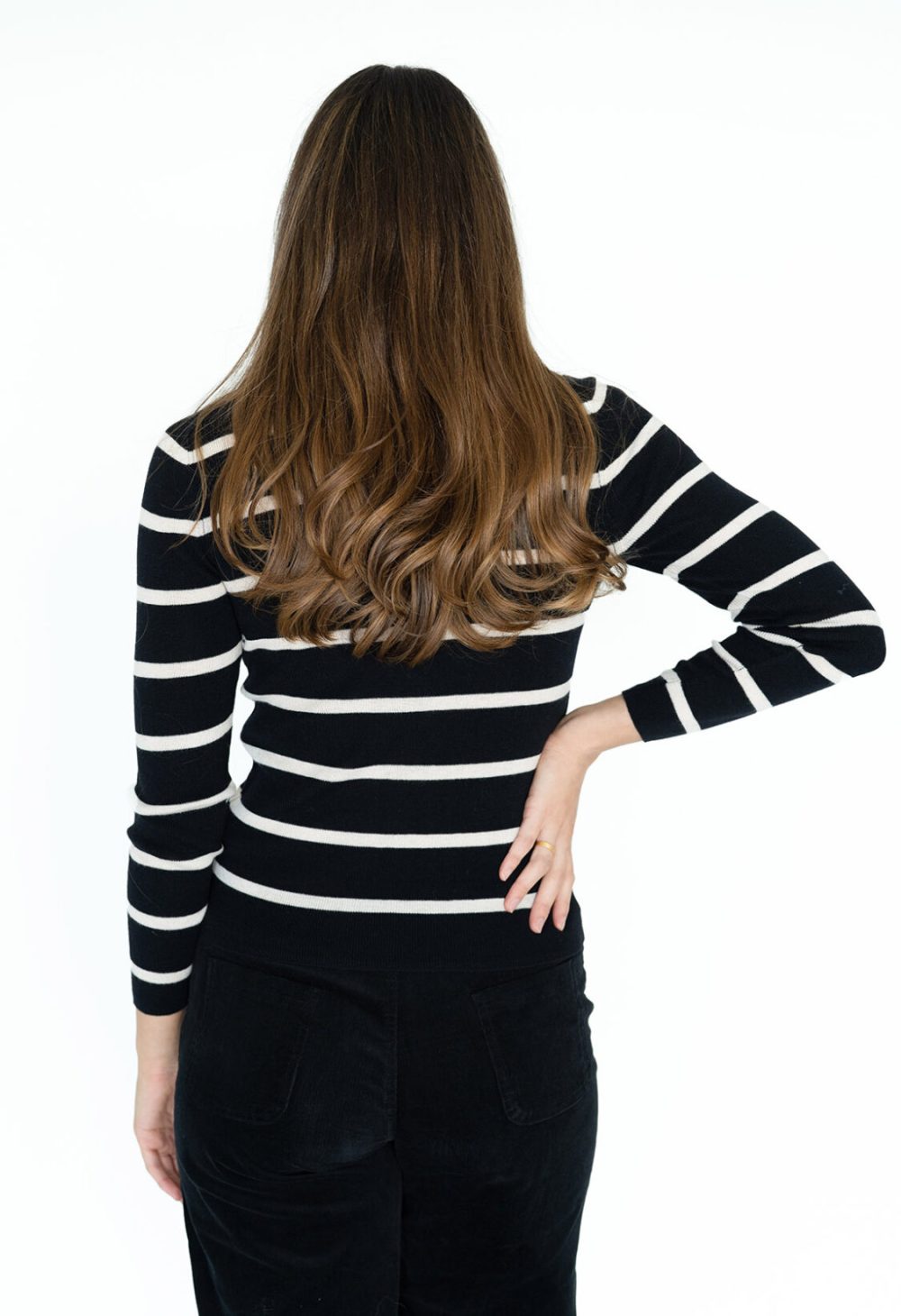 NOIR STRIPED SKIVVY