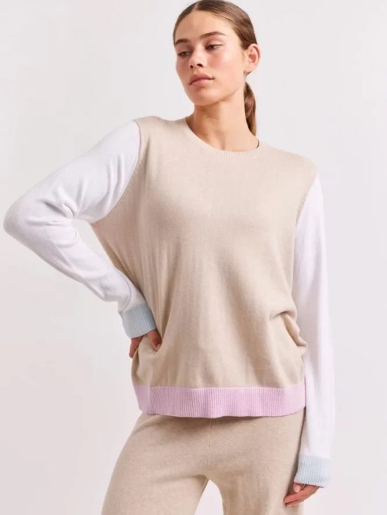 Alessandra Eton Cotton Cashmere Sweater