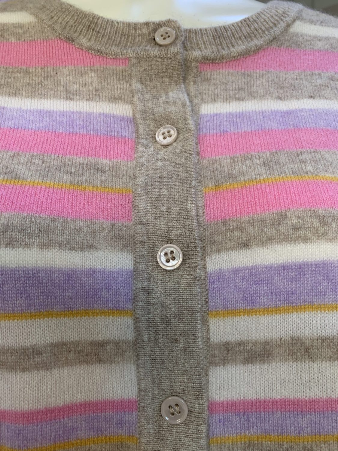 SYDNEY STRIPE CASHMERE CARDI