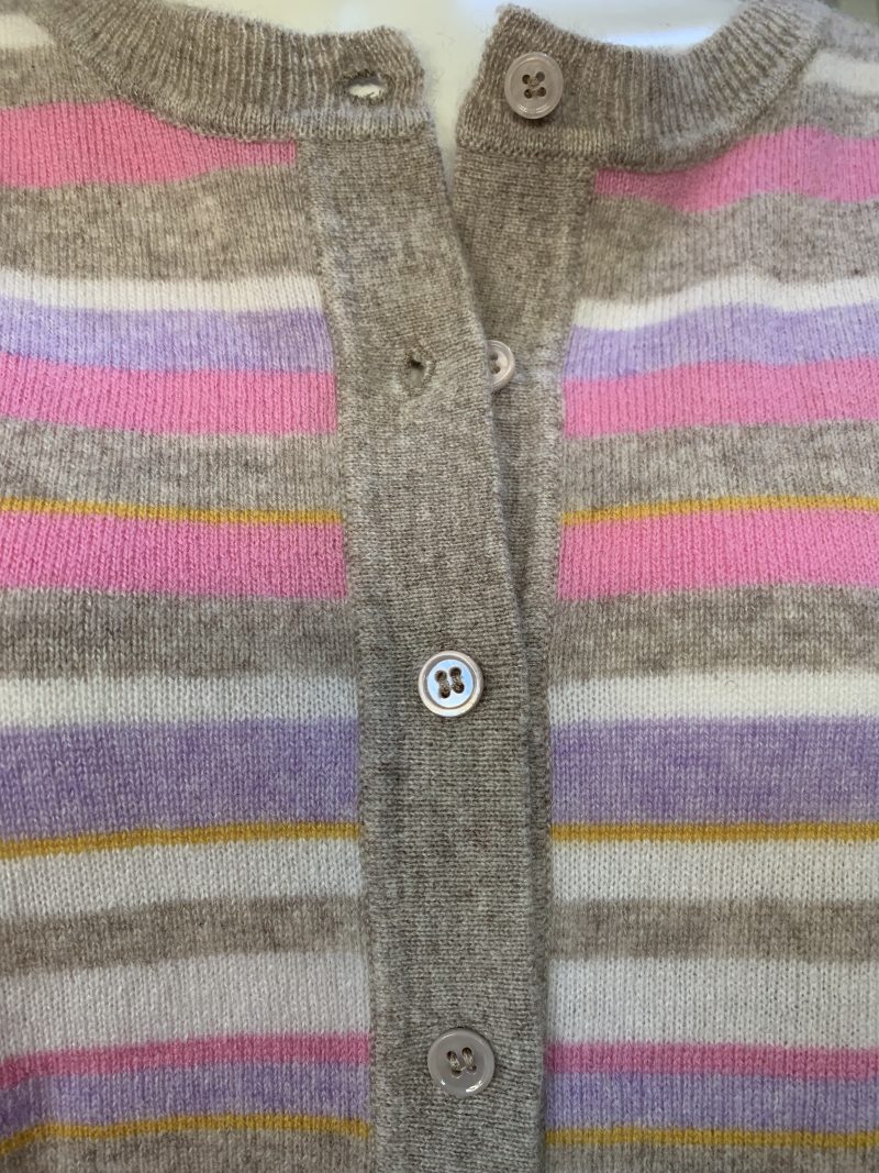 SYDNEY STRIPE CASHMERE CARDI