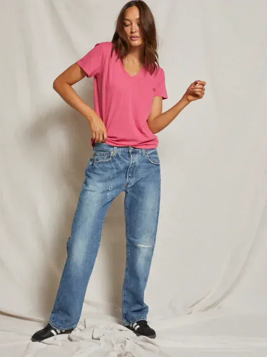 Perfect White Tee Hendrix Tee Peony