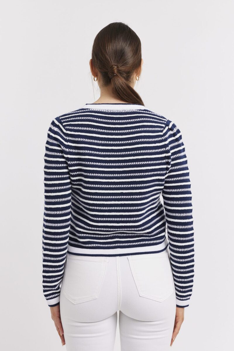 Alessandra Momento Cotton Knit Cardi - Image 5